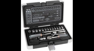 Toolland 1/4 Dopsleutel- En Bitset - 40 St.