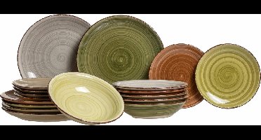 Imperial Kitchen Serviesset - 6 personen - Nature 18-delig