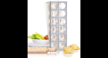 GEFU Ravioliplank - Rond - Wit / Zilver