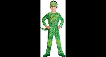 PJ Masks™ Gekko kostuum voor kinderen - Verkleedkleding 5/6 jaar