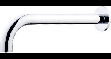 Wiesbaden Caral Inbouw Baduitloop 25 cm. - Chroom