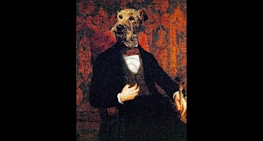 Kunstdruk Thierry Poncelet - Monsieur 28x35cm