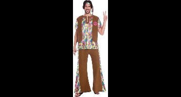 Amscan Hippieskostuum Heren Polyester Psychedelisch Maat L