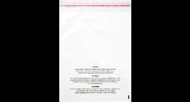 Plastic Zakken met Verstikkingswaarschuwing 35,6x50,8cm Hersluitbaar (100 stuks) | Plastic zak