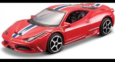 Ferrari 458 Speciale 1:43 rood/blauw/wit