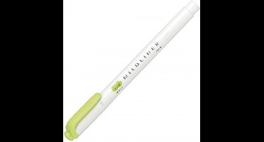 Zebra Mildliner Double-Sided Highlighter - Fine / Bold – Mild Citrus Green / WKT7-MCG