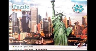 Puzzel 1000 stukjes voor volwassenen | New York | Afmeting: 50 X 70 CM | legpuzzel | Grafix