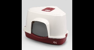 Ebi Kattenbak/Kattentoilet prism 70 gt Rood 56x70x46CM