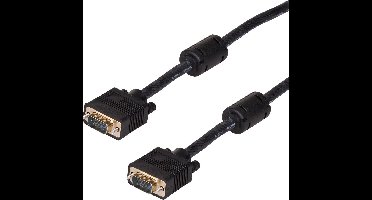 Akyga AK-AV-09 VGA-kabel Aansluitkabel 15 m Zwart