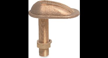 Nr. 50 Rompaanzuigstuk messing 1 1/2" buitendraad