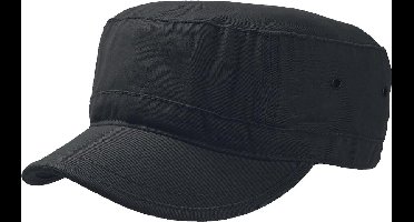 Atlantis Chino Cotton Urban Military Cap (2 stuks) (Zwart)