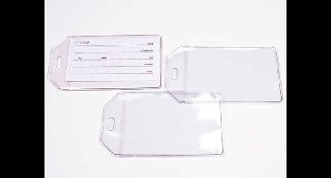 Bagagelabel Hoesjes 7x10,5 cm (100 stuks)