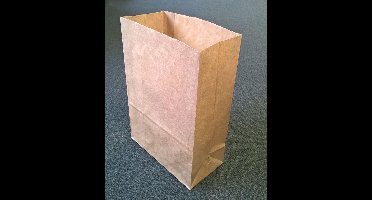 Blokbodemzakken Kraft 70 g/m2 22x11x30cm (100 stuks) | Uitdeelzakjes