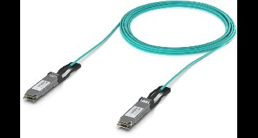 Ubiquiti UACC-AOC-QSFP28-10M InfiniBand en Glasvezelkabel Aqua-kleur