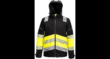Portwest PW3 Hi-Vis Klasse 1 extreme Regenjack PW368 - Geel/Zwart - M