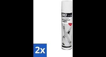 HG X Spray Tegen Muggen & Vliegen 400 ml - Voordeelverpakking - 2 stuks