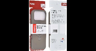 TUNIQ Back cover - iPhone 17 Pro Max - Titanium Grey - Met Ring Stand - MagSafe-compatibel