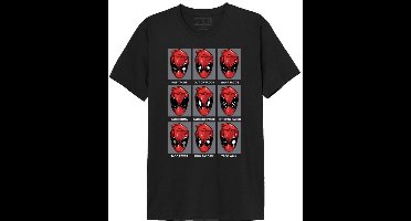Deadpool Tacos Heads Heren T-shirt - zwart - XXL