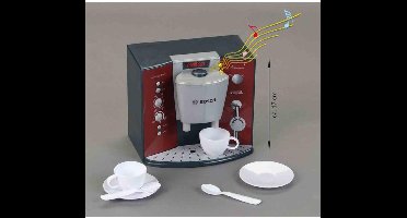 Klein Toys Bosch speelgoedkoffiezetapparaat - koffiemachine - incl. 2 kopjes - incl. geluid - rood