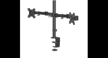 Hama Monitorhouder 2 Monitoren In Hoogte Verstelb. Zwenk-/kantelb. 13 - 32