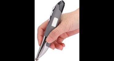 Draadloze Pocket Pen Muis, Verstelbare 800/1200/1600 dpi USB Light Pen Muis voor Laptops Tablets Smartphones Ergonomische PenType Muis voor Winds 7/8/XP/2000/Android/OS X (Zilver)