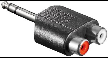 6,35mm Jack (m) - Tulp stereo (v) audio adapter