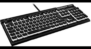 Dual-Layer RGB Keycaps voor Mechanische Toetsenborden - QWERTZ Duitse Lay-out, Inclusief Keycap Trekker, Zwart-Wit