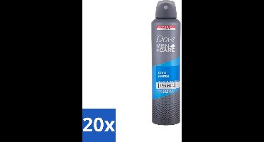 20 x Dove - Deodorant - Spray Men+Care Cool Fresh - Verfrissend en langdurige bescherming - 250 ml - Deodorant Spray - Zweetgeur - Langdurige Bescherming - Frisheid - Mannelijke Geur