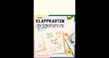 folia Kaartenset met enveloppen, 105 x 150 mm, 220 g/m², oudroze