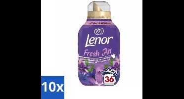 10 x Lenor - Wasverzachter - Fresh Air Maneschijn - Ultra Geconcentreerd - 36 Wasbeurten - Wasverzachter - Frisheid - Wasgoed - Kledingbescherming - Buiten Geur