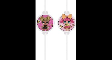 Wefiesta - L.O.L Surprise Glitterati - rietjes (4 stuks)
