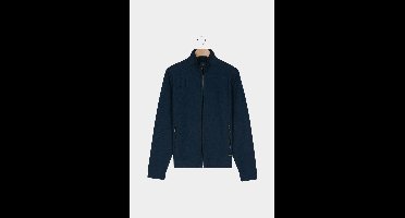 Baileys Vest Blauw Sweat Cardigan Zip Jacquard 522256/67