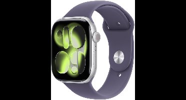 Apple Sport Band voor de Apple Watch Series 1 - 9 / SE (38/40/41 mm) - Maat S/M - Purple Fog