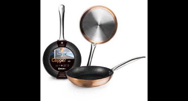 Ibili Natura Copper 16 Cm Koekenpan Zilver