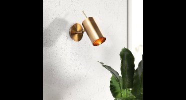 Asir - Wandlamp - Antiek - 9 x 22 cm