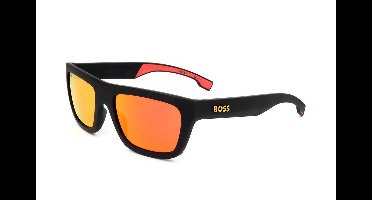 Hugo Boss BOSS 1450/S MATTE BLACK YELLOW 57/19/145 MAN Zonnebrillen