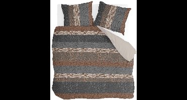 Byrklund Dekbedovertrek Animal Stripes - 240x220 - 100% Polyester - Beige