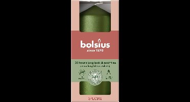 Bolsius Stompkaars 120/58 metallic Green (1 stuk)