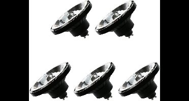 Spectrum GU10 LED Spot AR111 - 10 Watt - 230V - 1050 Lumen - 4000K Neutraal wit - Natuurlijk licht - Energiezuinig - 5 stuks