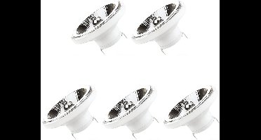 Spectrum G53 AR111 LED Spot - 11 Watt - 12V - 800 Lumen - 4000K Neutraal wit - Natuurlijk licht - Energiezuinig - 5 stuks