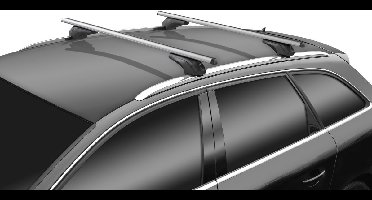 Dakdragers geschikt voor Audi Q5 (8R) 2008-2017 Menabo Ariem XL zilver