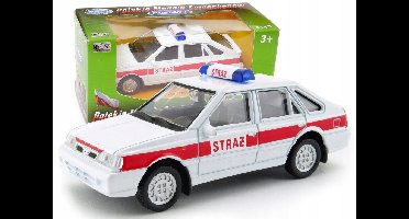 Welly Polonez Caro Plus Brandweer Modelauto Wit 1:43 Nex
