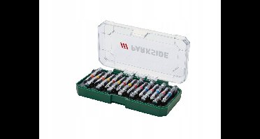 Parkside Bitset 15 Delig - 50mm - Inclusief koffer