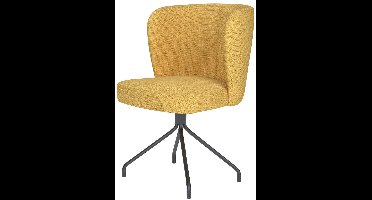Puur - Jude draaistoel metaal spider - okergeel