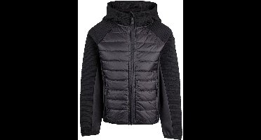 Trespass Kinder T-Shirt Roadie - Unisex Hybrid Top Black-2/3