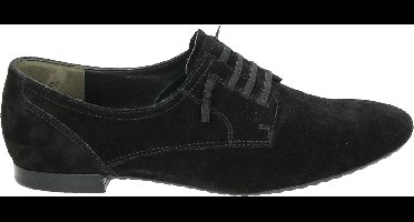 Mephisto Mobils - SILLA VERNIS FRIPE - Dames veterschoenen - Kleur: Zwart - Maat: 38