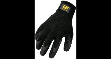 CAT - Ademend Poly/Katoen Handschoenen - Latex Palm En Vingers - Maat M
