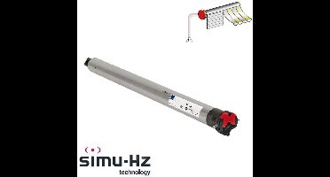 Simu T5 buismotor met ge�ntegreerde ontvanger