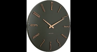 Karlsson - Wandklok Esmerado - Luxury green- Ø40cm