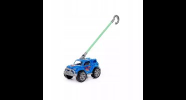 Polesie Legionista Duwauto met Duwstang - Blauw (12m+)